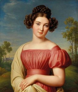 Portrait Of A Lady by Jakob Theodor Leybold