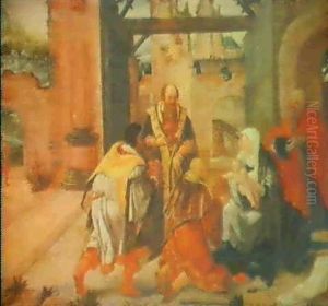 The Adoration Of The Magi by Aertgen van Leyden