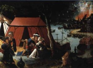 Loth Und Seine Tochter by Lucas Van Leyden