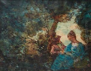 Scene Villageoise by Louis Leydet