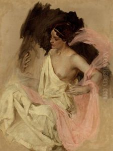 Figure (study) by Frank Xavier Leyendecker