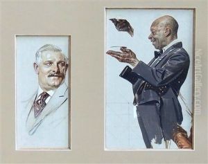 Madchenbildnis Mit Hund by Joseph Christian Leyendecker