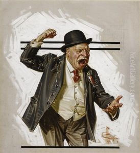 The Politician (campaign Orator) by Joseph Christian Leyendecker