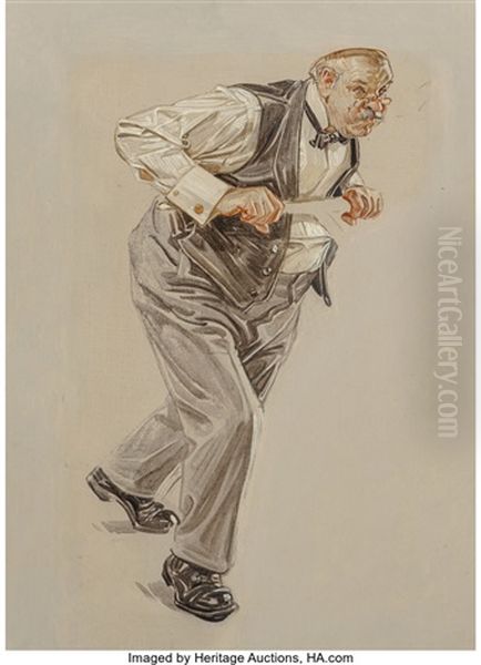 Sunday Chores, The Saturday Evening Post Cover Study - view 1