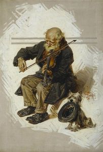 The Violinist And His Assistant