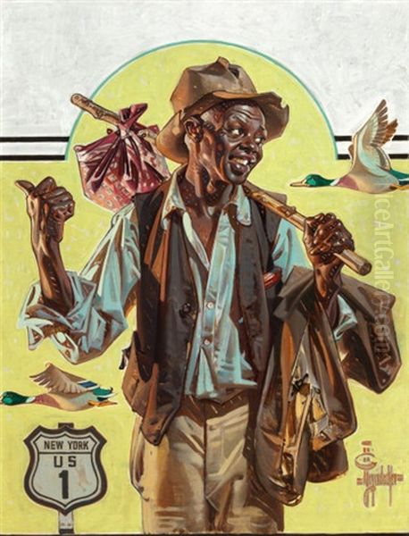 Going South, The Saturday Evening Post Cover, October 19, 1935 - view 1