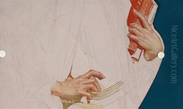 Study Of Hands - view 1