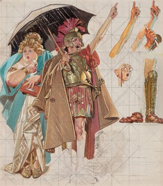 Study For The Saturday Evening Post Cover, March 10 - view 1