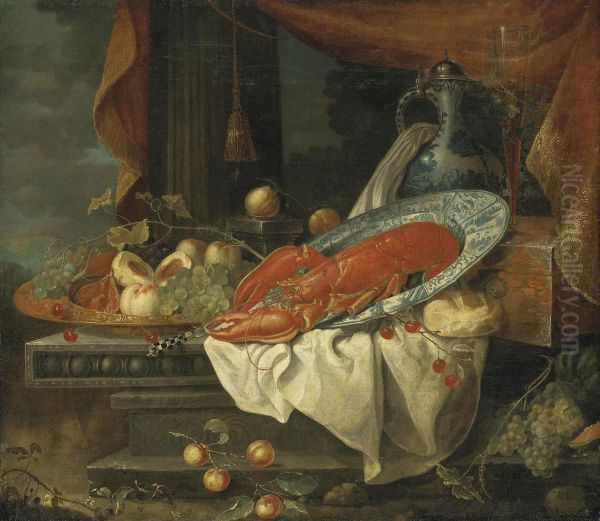 A Lobster In A Porcelain Bowl - view 1