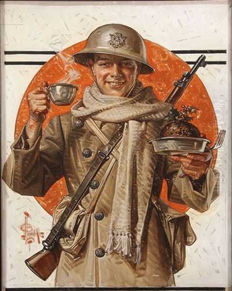A Soldier's Thanksgiving - Saturday Evening Post Cover, December 8 - view 1