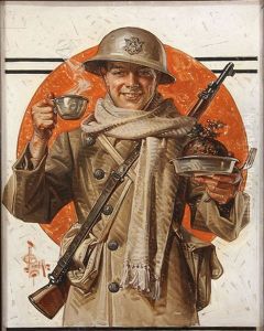 A Soldier's Thanksgiving - Saturday Evening Post Cover, December 8