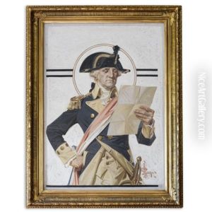 George Washington (cover For The Saturday Evening Post) by Joseph Christian Leyendecker