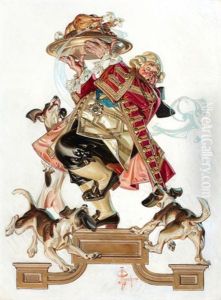 Bringing In The Turkey by Joseph Christian Leyendecker