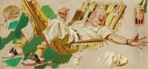 Man In Hammock (study)