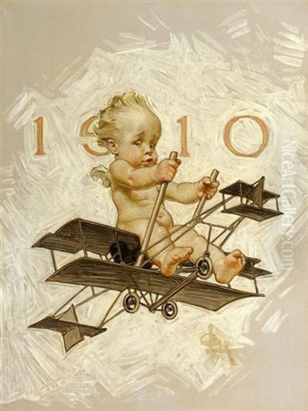 New Years, Saturday Evening Post Cover - view 1