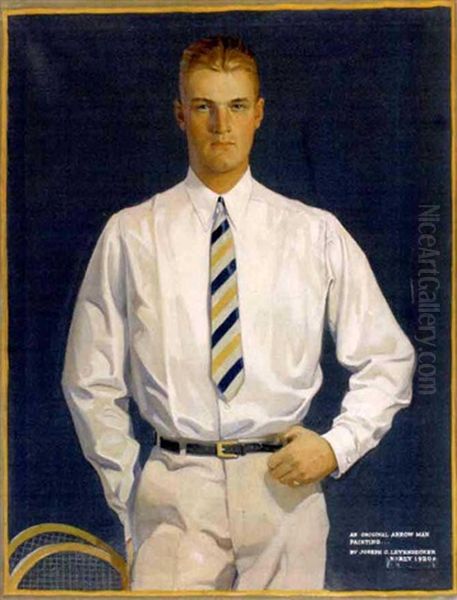 Advertisement: A Young Man With Tennis Racquet - view 1
