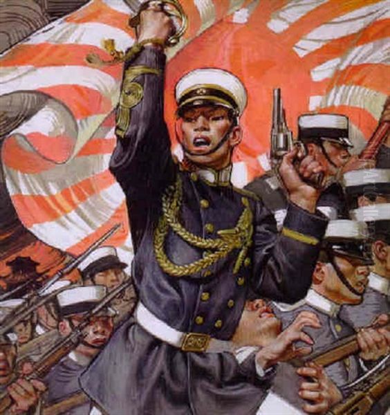 Charging Japanese Soldiers - view 1