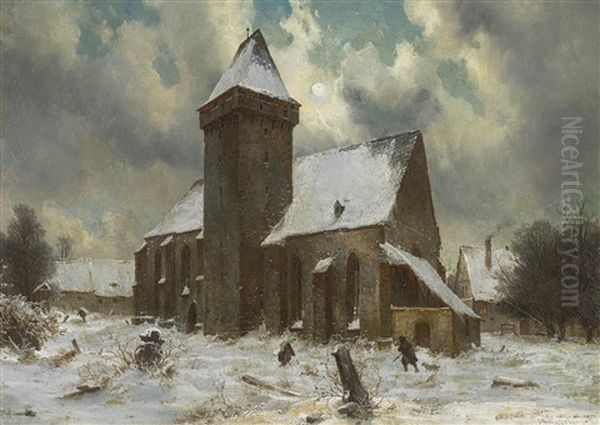 Alte Klosterkirche Im Winter (st. Michaelis In Bautzen?) - view 1