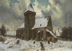 Alte Klosterkirche Im Winter (st. Michaelis In Bautzen?) Alte Klosterkirche Im Winter (st. Michaelis In Bautzen?)