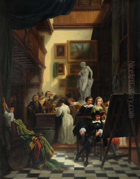 Rembrandt's Studio, Interior Scene - view 1