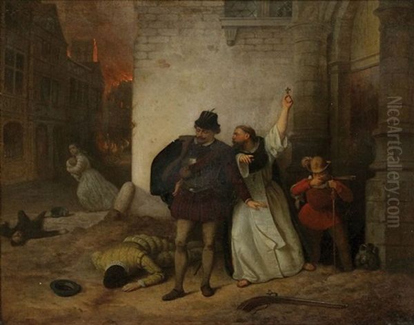 Street Scene During The Spanish Fury - view 1