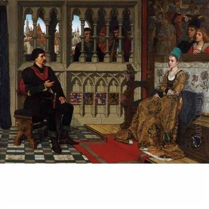 Henry V Conversing With Princess Catherine