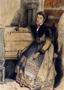 Jeune Fille En Costume by Hendrik Jan Augustyn Leys