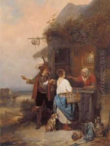 Asking For Directions by Hendrik Jan Augustyn Leys