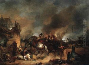 La Furie Espagnole by Hendrik Jan Augustyn Leys