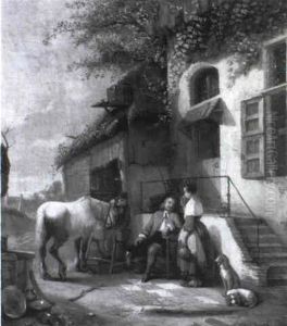 The Travellers Rest by Hendrik Jan Augustyn Leys