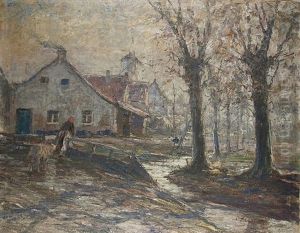 Mittag Am Niederrhein by Piet Leysing