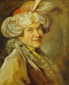 Portrait Of A Young Man, Wearing A Plumed Turban by Judith Leyster