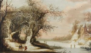 Paysage De Neige, Anime De Personnages by Gysbrecht Leytens
