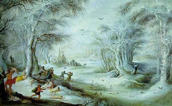 A Winter Landscape With The Massacre Of The Innocents - view 1