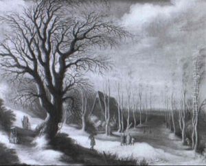 Paysage D'hiver by Gysbrecht Leytens