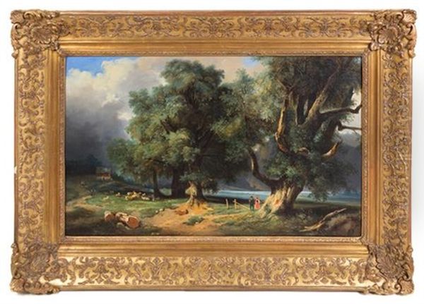 Untitled (landscape With Figures) - view 1