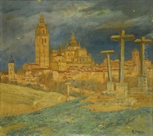 Vista Segovia Desda Calvario