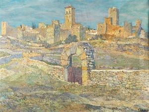 Paisaje De Trujillo (caceres) by Carlos Lezcano