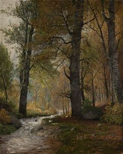 Paisaje Otonal, 1906 by Agustin Lhardy Garrigues