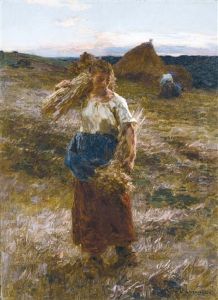 La Glaneuse by Leon Augustin L'Hermitte