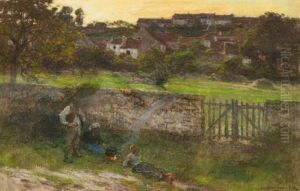 Les Chemineaux by Leon Augustin L'Hermitte