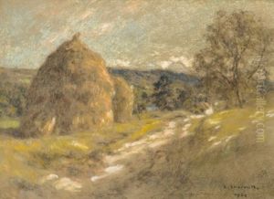 Les Meules by Leon Augustin L'Hermitte