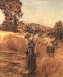 Repas Du Soir by Leon Augustin L'Hermitte