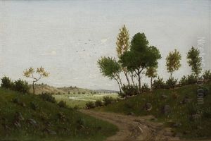 Landschaft Mit Fluss by Albin Lhota