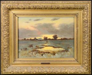 Winter Evening by Albin Lhota