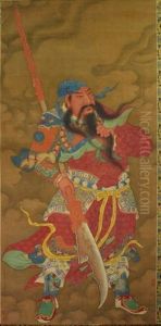 Attributed To - Li Gonglin (1049-1106) Guan Yu Attributed To - Li Gonglin (1049-1106) Guan Yu