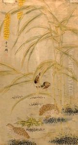 A Fine Chinese Painting Attributed To Li Gong Qi