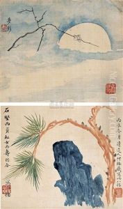 Moon And Plum by Li Ruiqing