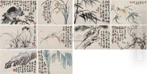 Grasshopper And Flowers, Bamboo (+ 11 Others; 12 Works) Grasshopper And Flowers, Bamboo (+ 11 Others; 12 Works)
