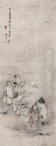 Landscape And Character by  Li Shizhuo